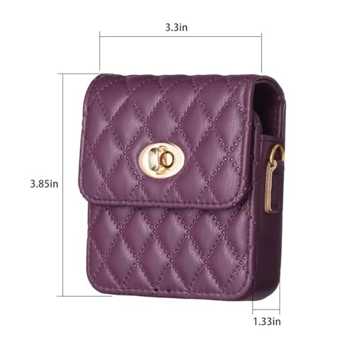 COQUE for Motorola Razr 50 Ultra phone case, stylish mini phone small bag + lanyard phone case-Red - Image 2