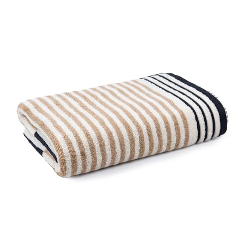 Image of MYTRIDENT Symphony of Threads Towel for Bath, 75 cm x 150 cm, 100% Cotton, 625 GSM, Super Soft, Absorbent, Ligne