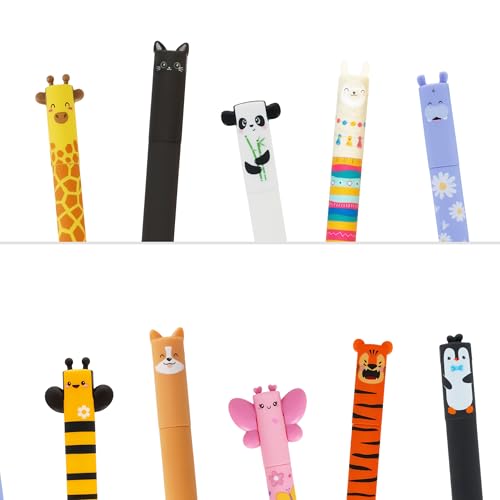 Legami Tier Gelschreiber Set, 10 Stck.