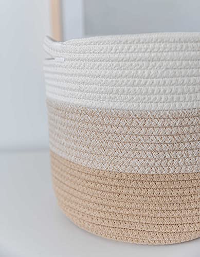 Organihaus 2-Pack 10 & 12 Inch Planters | Round Planter Cover | Rope Plant Baskets Indoor | Flower Pot Covers Wraps | Woven Basket For Plant Pots | Decorative Basket Planter For Indoor Plants - Honey #TOP7