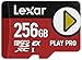 Lexar Play PRO microSDXC Express Card da 256 GB, UHS-I, C10, U3, V30, A2, Full-HD, video 4K, fino a 900 MB/s in lettura, per Nintendo Switch 2, ASUS ROG Ally, Steam Deck, dispositivi di gioco immagine