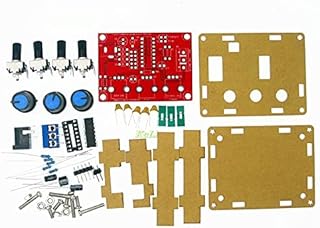 Anncus 10Function Signal Generator DIY Kit Sine/Triangle/Square Output 1Hz-1MHz Signal Generator Adjustable Frequency Amplitude XR2206