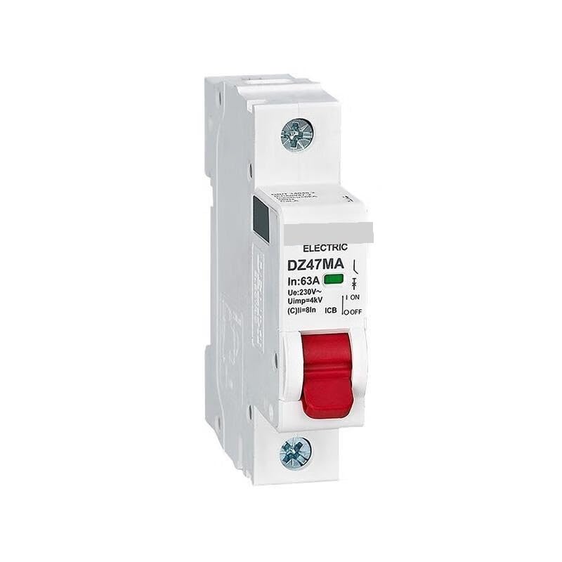 Disjoncteur magnétothermique DZ47MA 1P 25A Courbe D 6kA pour maison