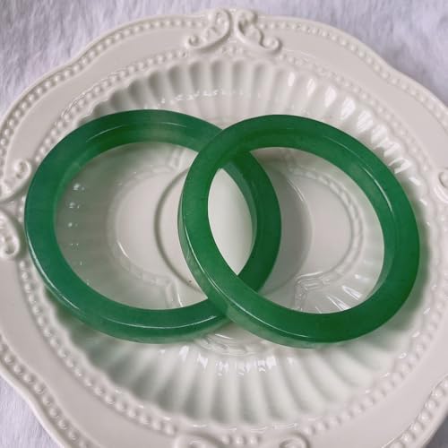 Natural Dongling Jade Square Strip Green Bangle 58-62mm Fengshui Fashion Jade Bracelet for3