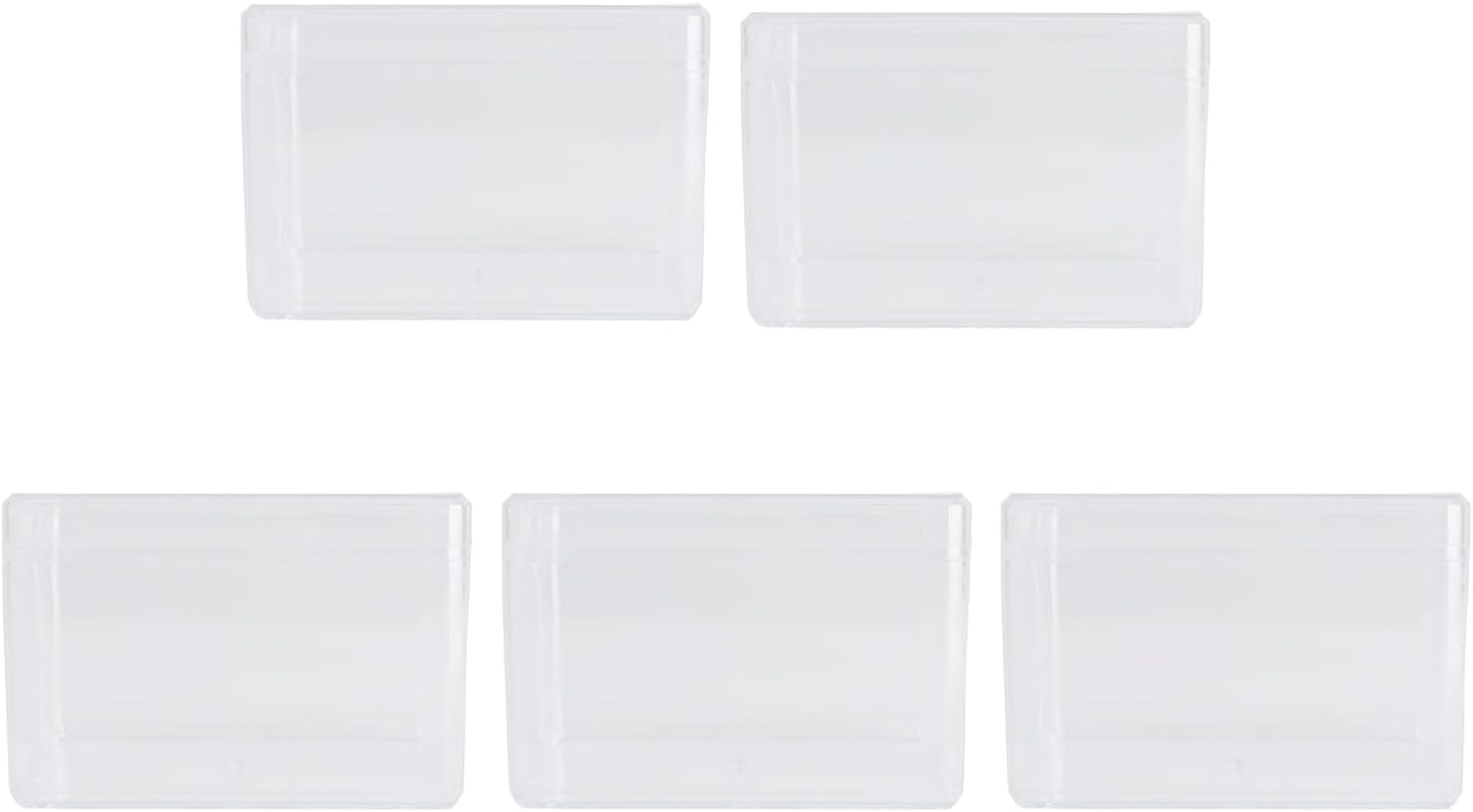 5 Piece Plastic Figurine Storage Display Box for Collectibles