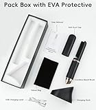 Cordless Beard Straightener for Men Travel, 30s Quick Heat 5000mAh Rechargeable Beard Brush with 3 Temp. (max 200°) Anti-Scald, Electric Facial Beard Styler Comb on Business, Auto-Off - Image 8