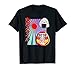 Giapponese Kitsch Cibo Riso Palla Manga Daruma Bambola Glitch Wave Maglietta