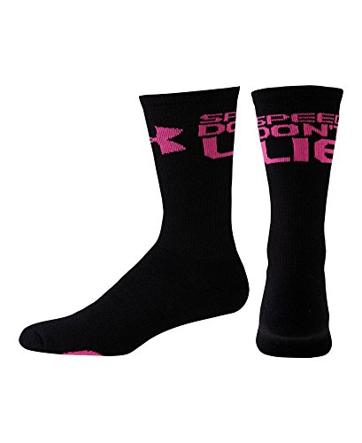 Under Armour Men's UA Speed Don't Lie Crew Socks Large Black
