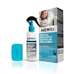 NitWits Spray Anti Pidocchi ad Azione Rapida – Trattamento pidocchi e lendini – Pettine in plastica incluso – Facile da rimuovere – 120ml - 100% efficacie contro Larve e Lendini