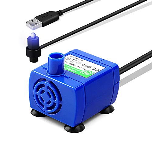 Comsmart Pet Fountain Pump Upgraded Cat Water Motor Replacement for 81oz/2.4L Cat Dog Water Fountain Dispenser