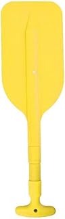 JOEBO Remo for Barco, Canoa Flotante, balsa, Remo, plástico, Ajustable, portátil, telescópico, canotaje, Aluminio for Deportes acuáticos, 54x10,5 cm, rojo/amarillo/353