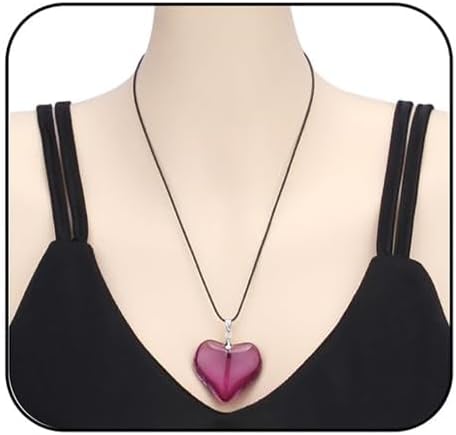 PINK TOWN Gothic Chunky Heart Necklace for Women,Vintage Black Velvet Choker Necklace Punk Style Vampire Cameo Heart Necklaces Goth Jewelry Witch Costume Accessories