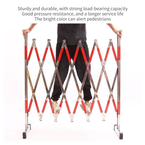 Clôture de circulation pliable pour sécuriser les chantiers