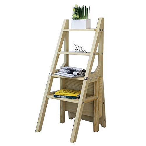 Escabeau pliant multifonctionnel portable et escabeau à 4 marches de loft - 2