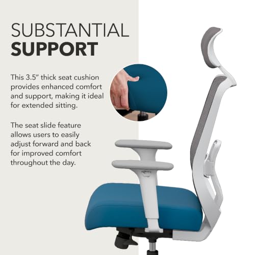 Image of HON Altern Ergonomic Office Chair, Office Desk Computer Chair, Peacock