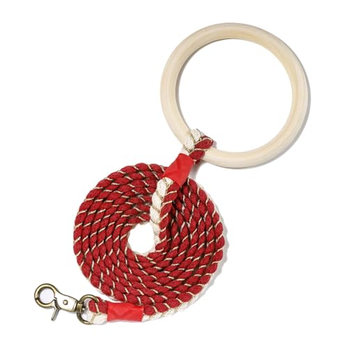 大型犬用ロープリード、頑丈な犬用リード,子犬用 5 フィートの編み込み犬用リード | パピートレーニングハウスライン、犬のトレーニングリード、屋外用の太い犬のリード