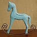 URToys, 1 pezzo retrò artigianato in legno a dondolo cavallo scrivania Decor Balance Art Figure Home Office Decor fai da te Bar Soggiorno Ornamento Bambini Giocattoli 3 Colori
