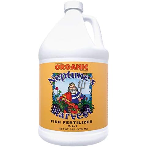 Neptune's Harvest Fish Fertilizer 2-4-1, Gallon Cover