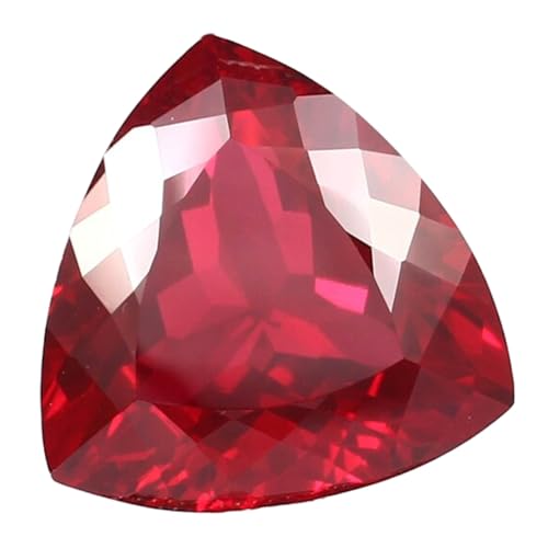 Rubis naturel trillion 14x14mm pour création de bijoux uniques