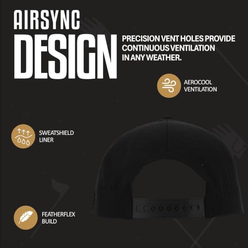 Image of Curves & Clubs Titties Golf Hat, Funny Rope Snapback for Men with USA Flag, Breathable Performance Golf Cap