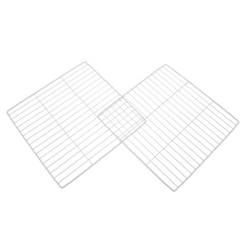 TEHAUX 2 Piezas Divisores para Estantes de Congelador Organizadores de Rejillas Resistentes y Desmontables para Almacenamiento Congeladores y Frigoríficos Estructura y Fácil Limpieza