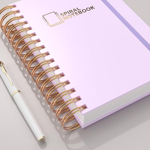 MSTONAL Thick Spiral Notebook, A5 College Ruled Notebook 5.8" x 8.2", 100gsm 7mm Ruled Paper, 150 Sheets/300 Pages, Spiral Notebook College Ruled for School, Office, Home by MSTONAL - Image 6