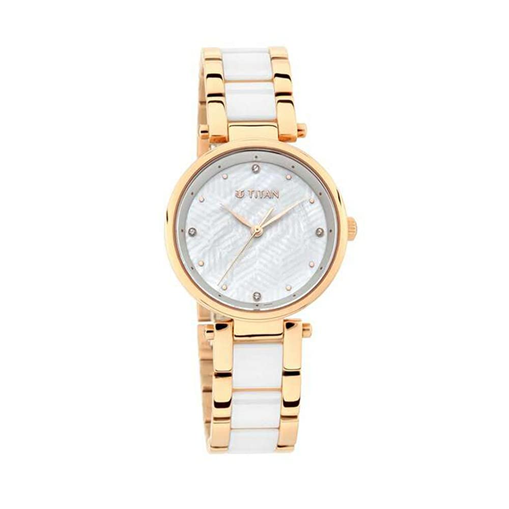 Titan Women Ceramic Analog White Dial Watch-95061Wd04, Band Color-Multicolor (B08QZXWN15) Amazon Price History, Amazon Price Tracker