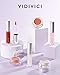 VIDIVICI Millennial Glow Cream Illumination - Creamy Light Face Luminizer Highlighter for Dewy, Glow Makeup - Ultra Fine and Light Reflecting Particles, 0.21oz.