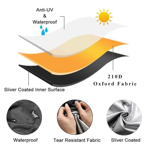 Cubierta para columpio impermeable y resistente al sol en azul real 8
