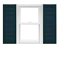 Mid America Open Louver Vinyl Shutters (1 Pair) - 14.5 x 60 166 Midnight Blue