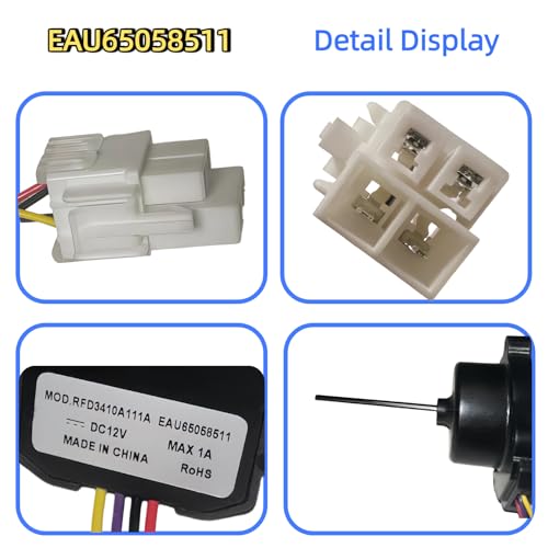 EAU65058511 Refrigerator Evaporator Fan Motor,for LG Refrigerator LMXS28596D LMXS28596S LMXS28626S LFXS26596S LFXS26566S LFXS26566M LRFCS29D6S LRFS28XBS LRFS28XBD LHFS28XBS LHFS28XBD LRFCC23D6S etc by Wonxinhua - Used condition - Image 4