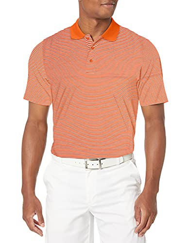 Cutter & Buck Men's Moisture Wicking UPF 50 Drytec Forge Tonal Stripe Polo Shirt