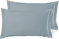 Vista 42 de Nestl Juego de 2 fundas de almohada suaves de microfibra de doble cepillado, fundas de almohada de cama prémium estilo hotel, con brida decorativa
