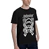 Men's English Rock Band T-Shirts Cotton Men's Short Sleeve Shirts Cool Tops for Summer Outdoor Activities Black 5XL #4