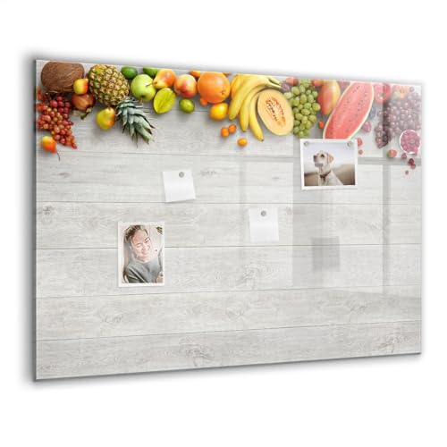 Tableau de bureau magnétique en verre 100x70 avec marqueur éponge pour organisation efficace