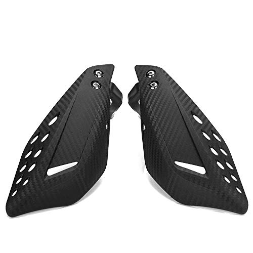 Kucehiup Motorcycle Handguards 7/8\" 22mm Universal Hand Guards Black