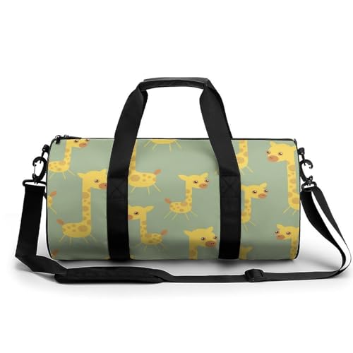 Sac de voyage girafe jaune pour votre prochain week-end camping