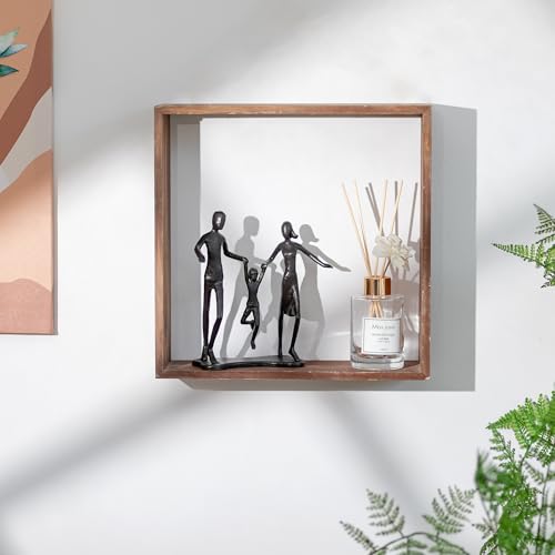 Sziqiqi Cadeau Anniversaire de Mariage pour Couple: Statue de Famille de 3 – vue 9
