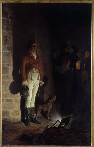 Tableau La Mort d'Enghien de Jean Paul Laurens grande affiche artistique sur toile