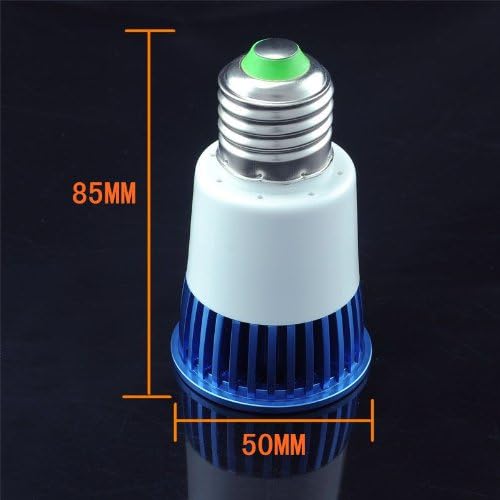 RGB Multicolor LED Bulb - 5 Watt PAR16, E26 Base, Remote With 16 Colors and 8 Functions - For Bars, Restaurants, Stage Productions, Media Rooms and More