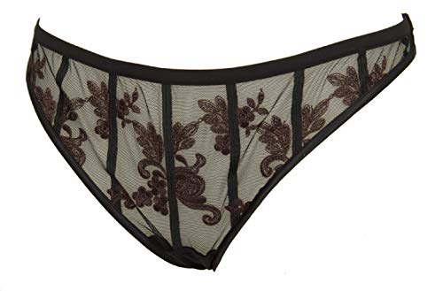 La Perla Lingerie féminin slip italien noir invisible sous les robes ajustées