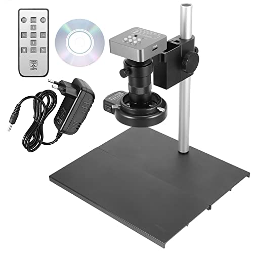 Digitales Industriemikroskop Kamera Set 130X, 1080P 60FPS HD Lötelektronisches Mikroskop Mit USB2.0 48MP Kamerasensor, Fernbedienung Und Tischständer, Für Telefon PBC IC Reparaturwerkzeuge Cover
