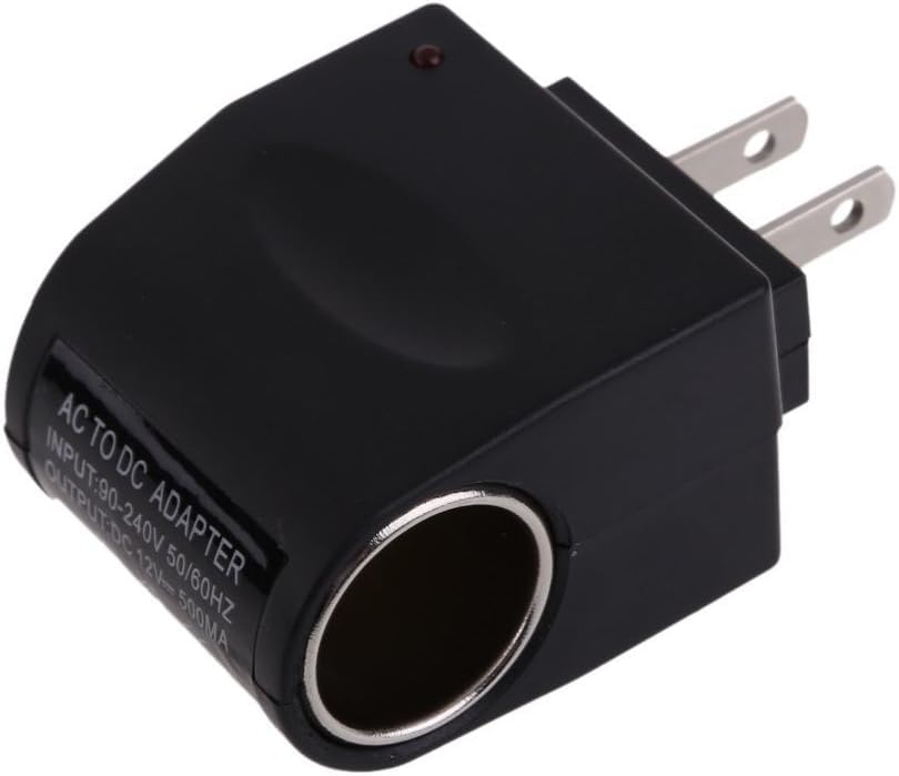 Black AC DC Converter Outlet Power Supply AC 110V - 220V to car DC 12V Replacement Car Supplies can be Used Conversion Adapter Power Converters Automotive Replacement Lighting and Electrical Equipment-image-36