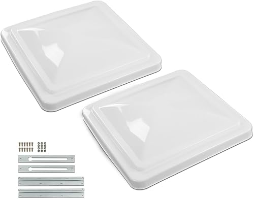 PIT66 Cubierta de ventilación de techo de repuesto de 14 x 14 pulgadas, para caravana, remolque, apto para Ventline pre-2008 y pasador estilo elixir