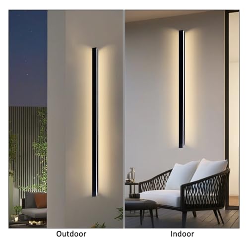 Aplique de pared LED exterior para terraza y jardín con luz blanca cálida acogedora 5