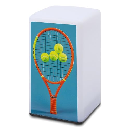 Lampe de bureau pour bureau à intensité variable et sans fil avec design tennis