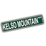 Minnesota Mountains Pick Your Mountain Compatible/Replacement for Kelso Mountain United States Mountain Aluminum Metal Tin Street Sign Style Home Decor For Man Cave Poker Tavern Game Room