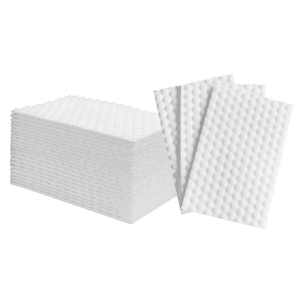 CTRLZS 100 PCS Disposable Magic Sponge Eraser Sheets, Convex Point Melamine Cleaning Wipes Portable Thin Wipes