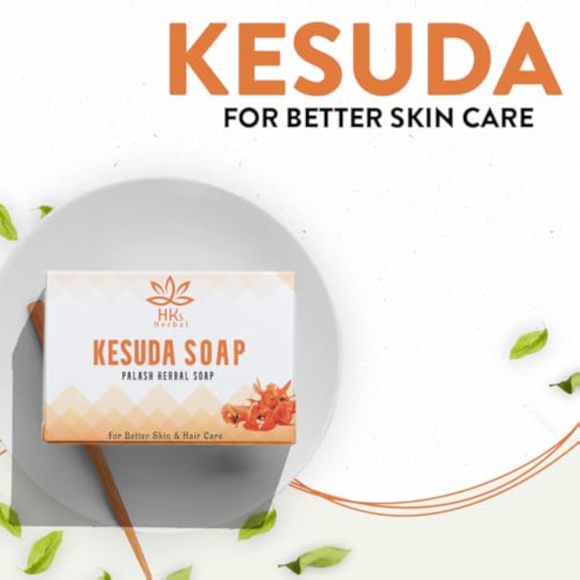Kesudo Bathing Soap, Nourishing for Men & Women, 100g