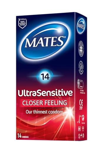 Mates Ultra Sensitive Condoms Pack of 14